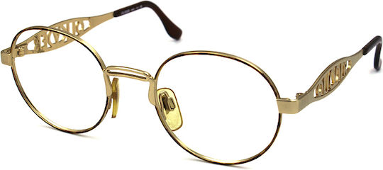 Oliver Peoples Γυναικείος Μεταλλικός Σκελετός Γυαλιών Καφέ OV1829 1106