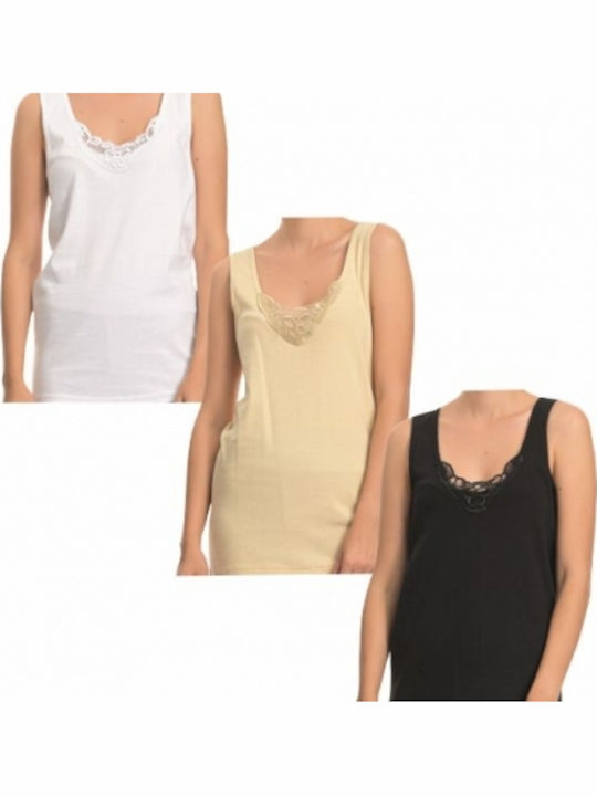 Baumwolle Damen T-Shirts Multicolour 3Pack