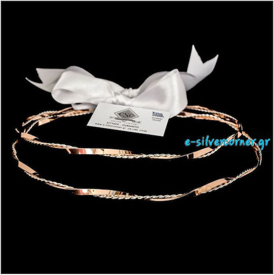 Vergoldete Roségold-Hochzeitskronen Handgefertigte Union