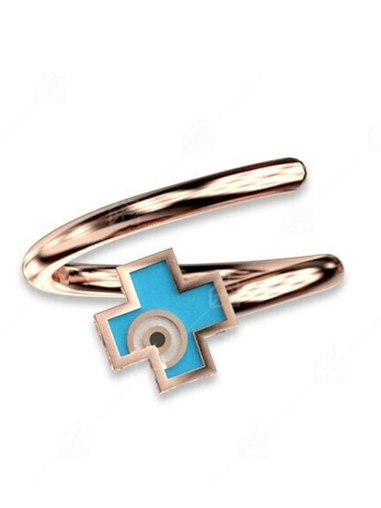 Atofio Kosmima Gold Plated Silver Opening Kids Ring E18424T
