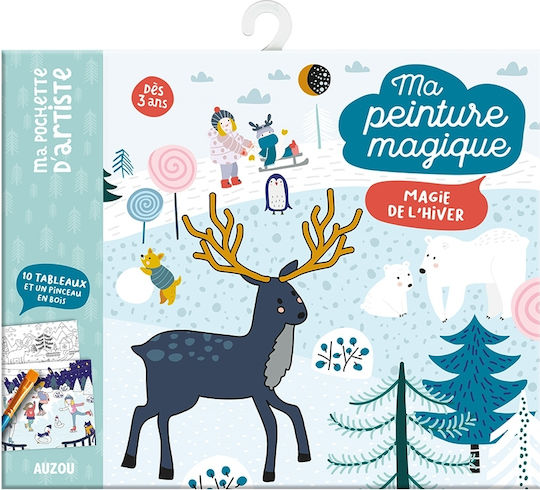 Auzou Malerei Der magische Winter für Kinder 3+ Jahre alt+ Jahre