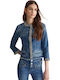 Kate Kurz Damen Jeansjacke Blau