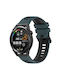 Huawei Watch GT Runner Sports Two-Tone Silicone Watch Strap 22mm Green Olive+Black