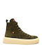 Suede Green Men's Boots Anatomical