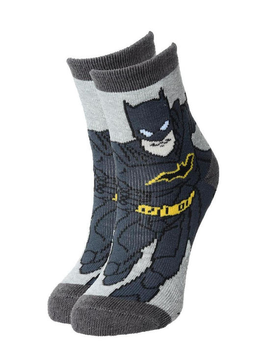 Superheroes Детски чорапи Неплъзгащи се Grey