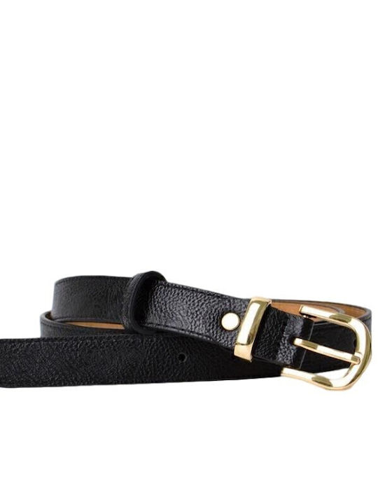 ベルト LAUREN RALPH LAUREN Woman Belt Black 412968763 001 Lauren Ralph Lauren Woman Belt Lgo KPPER 25-Belt-Belt-Skinny