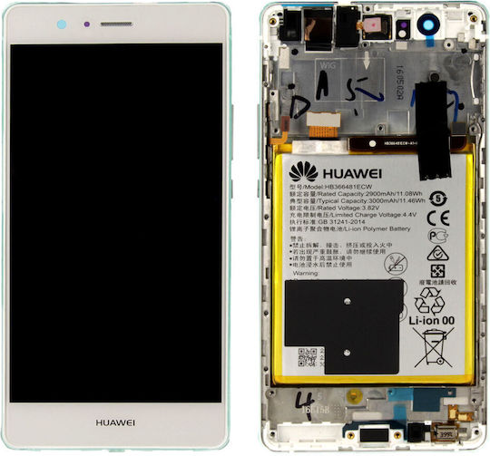 Huawei O ecran cu Mecanism Tactil pentru Huawei P9 Lite (Alb)