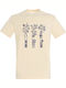 kirikoko Retro Star Wars Floral Lightsaber T-shirt Star Wars Beige Cotton