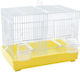 Bird Cage 44x26.5x32cm. Yellow