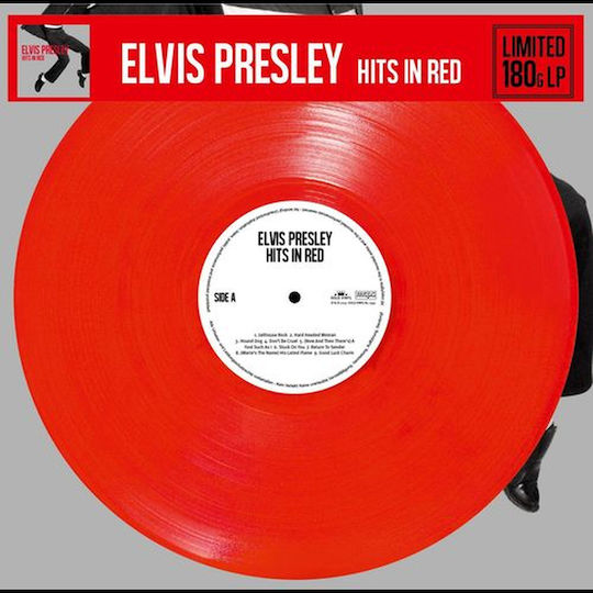 Hituri Elvis Presley În Roșu Hq Colorat 1 Vinil