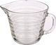 Graduierte Glas Milchkrug Cappuccino Barista Stil Griff 700 Ml