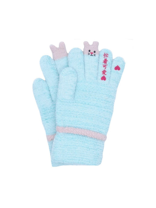 Kids Gloves Turquoise 1pcs