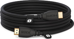Rode HDMI 2.0 HDMI male - HDMI male 3m Μαύρο Rode HDMI 2.0 HDMI male - HDMI male 3m Μαύρο