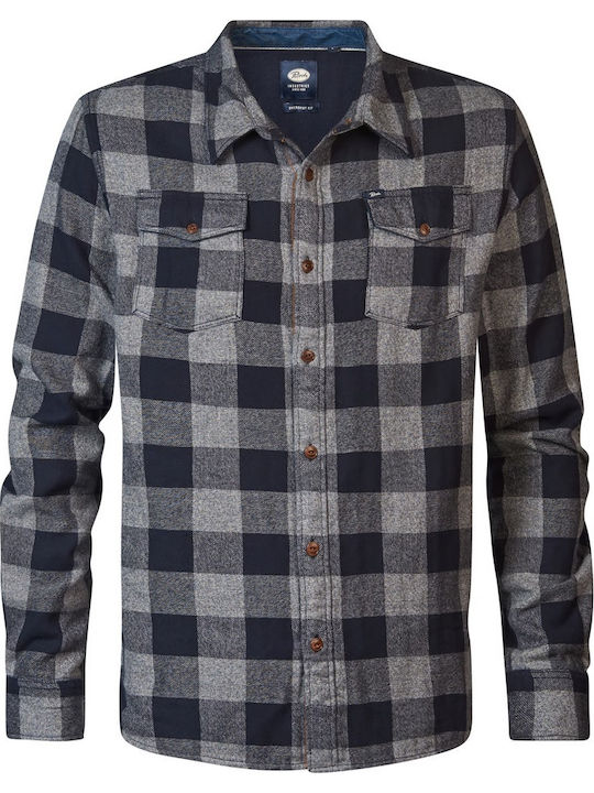 Long-sleeved Shirt Navy Blue
