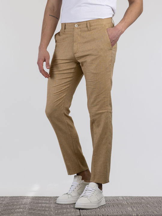 Pantaloni cu Croială Slim mustard