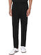 Herrenhosen Elastisches Slim Fit Schwarz
