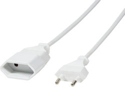 LogiLink Euro - IEC C7 Cable 3m Λευκό CP127