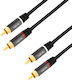 LogiLink Cable 2x RCA male - 2x RCA male 0.5m CA1201