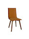 Ginger Dining Room Wooden Chair Orange