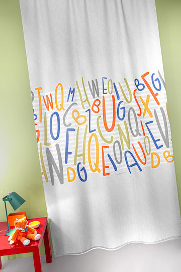 Guy Laroche Perdea pentru Copii Letters cu Tresă Multi 1152030224009 145x270buc