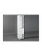 Kids Wooden Bookcase White 40x30x180cm