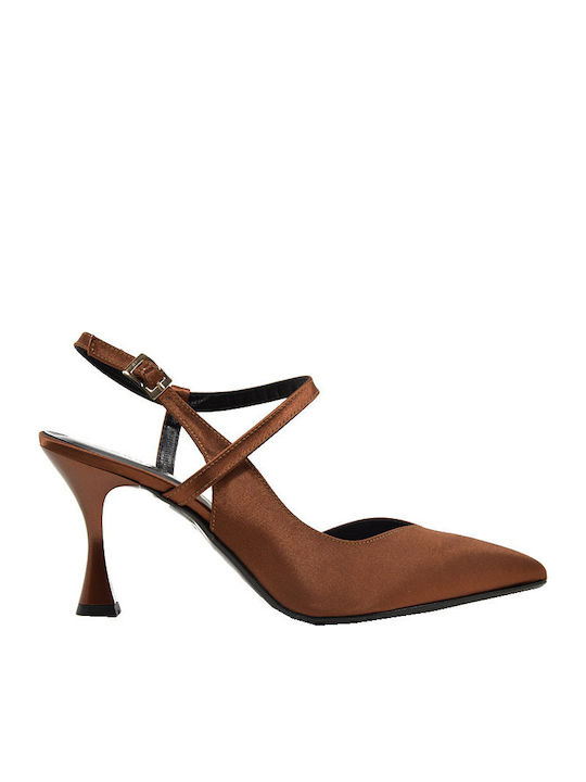 Gold Heels with Strap