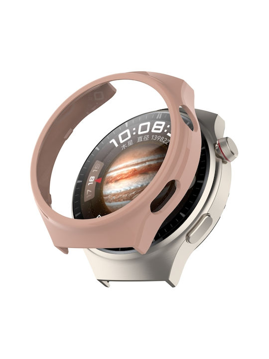 Half Coverage Silicone Case in Pink color for Huawei Watch 4 Pro