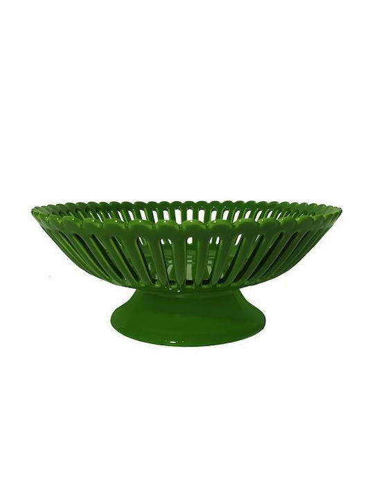 Bourg-Joly Malicorne Decorative Bowl Green 24x24cm