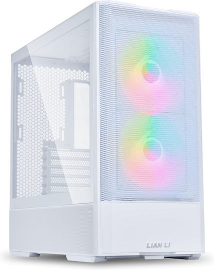 Lian Li Lancool 207 Gaming Midi Tower Κουτί Υπολογιστή με RGB Φωτισμό Λευκό