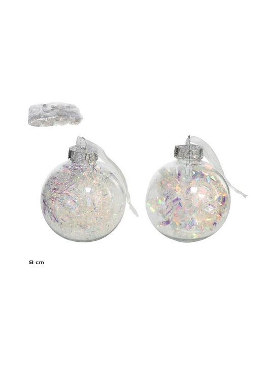 Hanging Ball Ornament Ornament Transparent 8cm