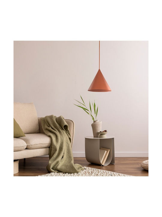 TK Lighting Κρεμαστό Φωτιστικό Μαύρο με Ντουί E27 25x25x160εκ.