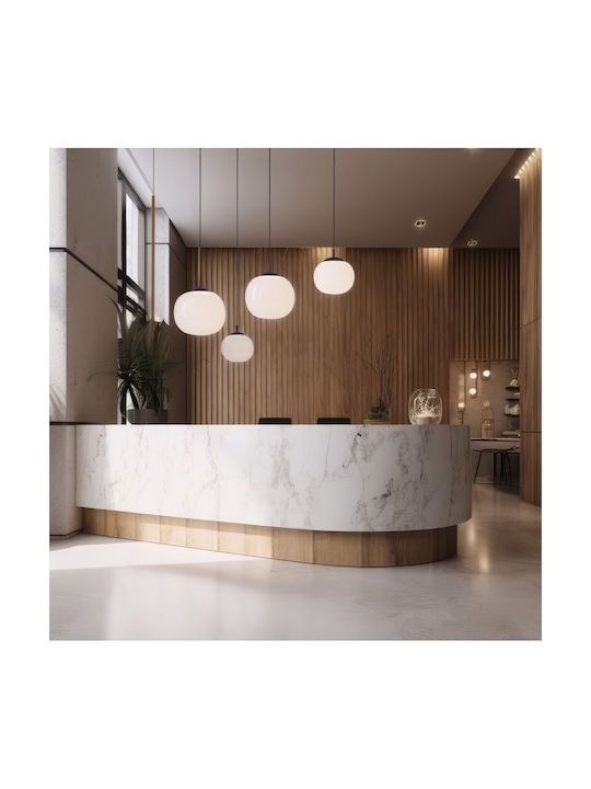 TK Lighting Κρεμαστό Φωτιστικό Λευκό με Ντουί E27