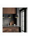 TK Lighting Κρεμαστό Φωτιστικό Μαύρο με Ντουί E27 27x27εκ.
