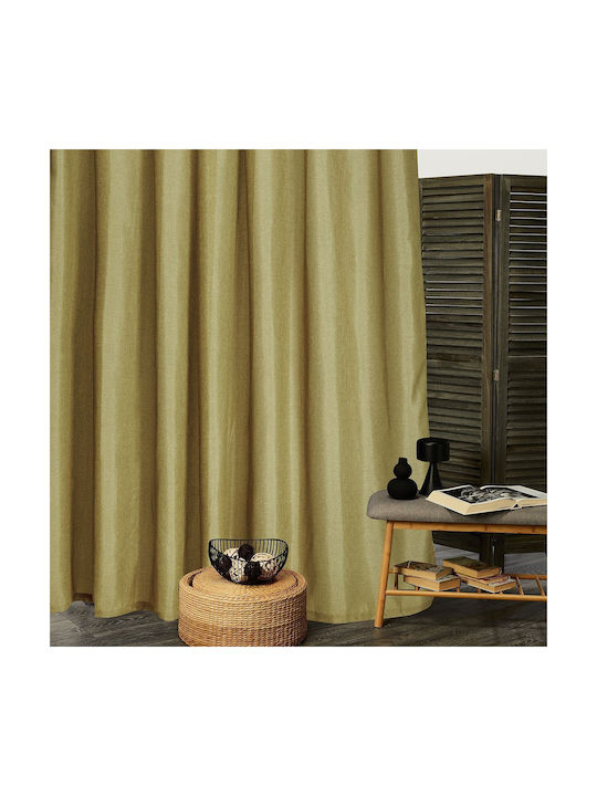 Whitegg Curtain with Pencil Pleat K066 Gold 270...