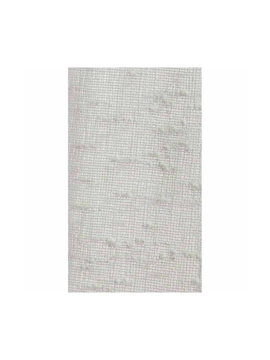Whitegg Κουρτίνα με Τρέσα K0167 Λευκή 270x280εκ.