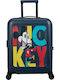 American Tourister Mickey Mouse Kinder Koffer Kabine Hart Disney Mickey Mouse mit 4 Räder Höhe 55cm