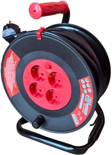 Inox Kiss Extension Reel Cord 3 x 2.5mm²/20m Black