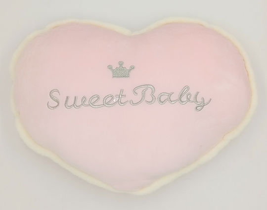 Natural Home Crib Decorative Pillow Pink 50x35cm