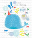 Greeting Card Baptism in Light Blue Color