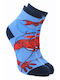Superheroes Kids' Socks Non-Slip Blue