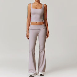 Set mit Leggings Beige
