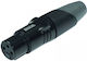 Xl23fb Βύσμα 3pin Xlr Θηλυκό Μεταλλικό