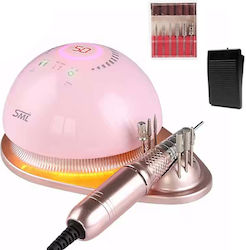 SML M21 Nail Drill Power 68W Pink with Pedal wi...