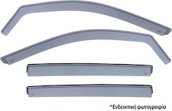 DGA Set Deflectoare Vânt Față și Spate Dark Fime pentru Fiat Fullback Mitsubishi L200 Cabină Dublă 4D 2015+ 4 Bucăți 07041FR DGA Set Deflectoare Vânt Față și Spate Dark Fime pentru Fiat Fullback Mitsubishi L200 Cabină Dublă 4D 2015+ 4 Bucăți 07041FR