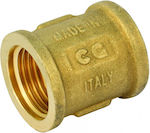 Muff Brass 3/4" 151343