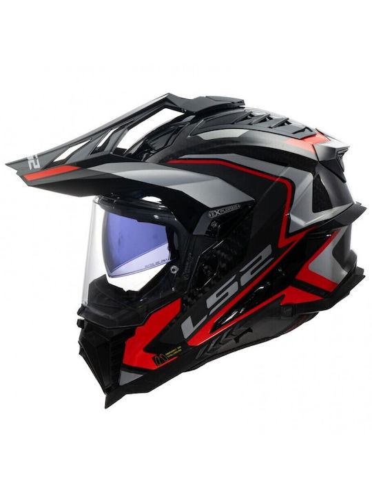 LS2 MX701 C Explorer Frontier II Gloss Red Κράν...