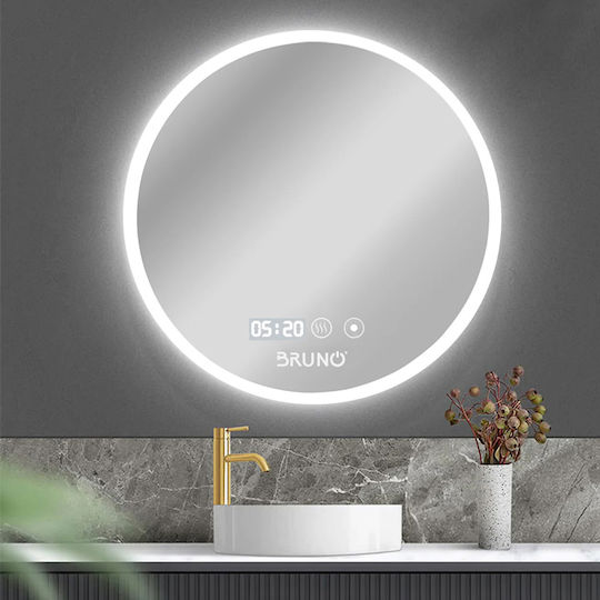 Bruno BRN-0199 Καθρέπτης Led Touch 60x60cm