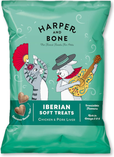 Harper and Bone Dog Treat with Chicken, Pork, Ham, Meat, Rice and Liver 90gr