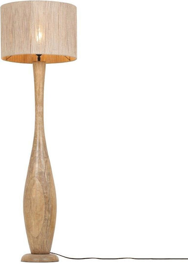 Trio Lighting Floor Lamp H135xW40cm. with Socket for Bulb E27 Beige