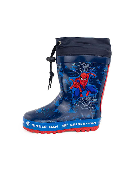 Spiderman Kids Wellies Blue